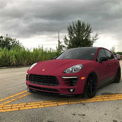 car wrap burgundy