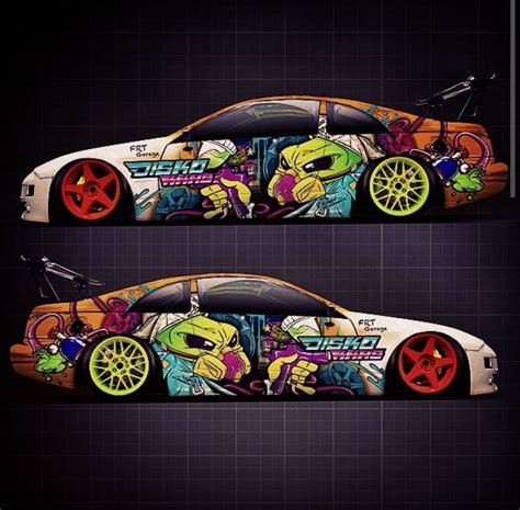 car wrap cartoon