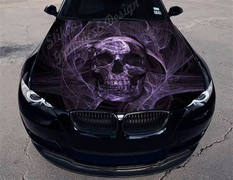 car wrap skulls