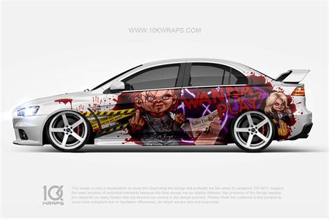 chucky car wrap