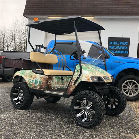 club car golf cart wraps