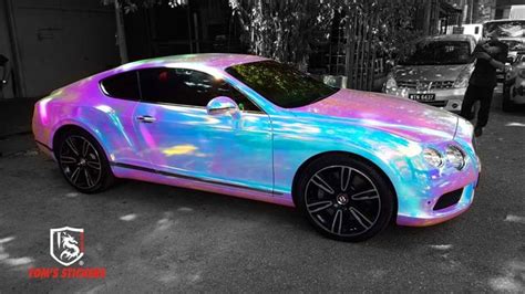 cotton candy car wrap