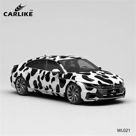 cow print car wrap