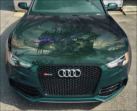 custom car hood wraps