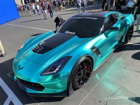 dark teal car wrap