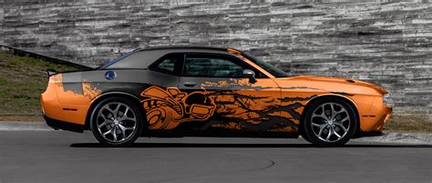 dodge challenger car wraps