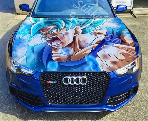 dragon ball z car wrap