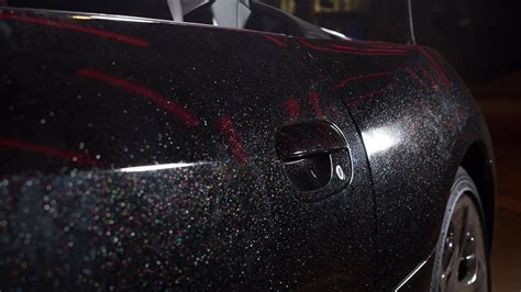 galaxy black car wrap