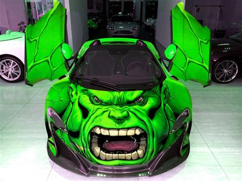 hulk car wrap