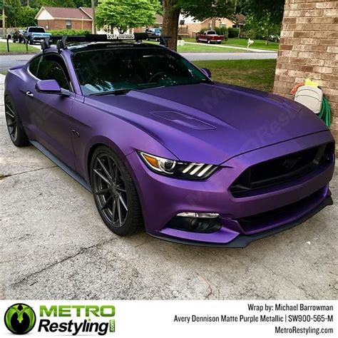 iridescent purple car wrap