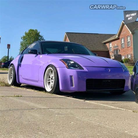 lavender purple car wrap