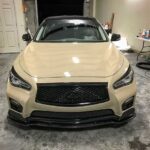 matte tan car wrap