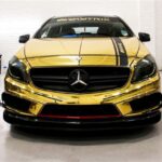 mercedes benz car wrap