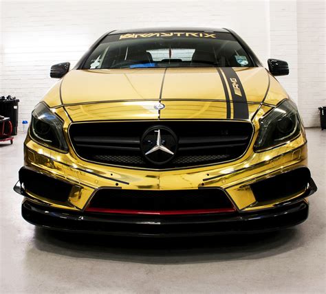 mercedes benz car wrap